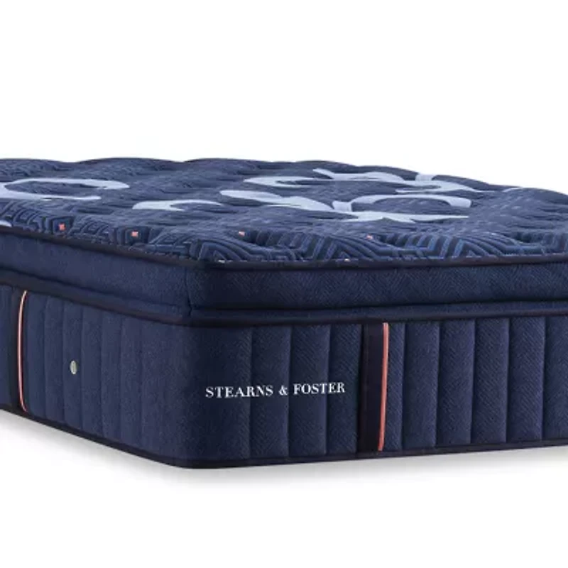 Stearns & Foster 16" Luxury Estate Firm Euro Pillow Top - Mattress + Box Spring