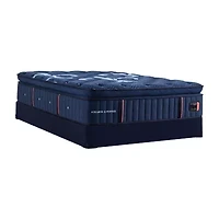 Stearns & Foster 16" Luxury Estate Medium Euro Pillow Top - Mattress + Box Spring