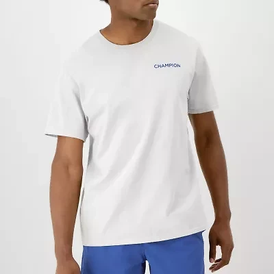 Champion Mens Crew Neck Short Sleeve Regular Fit Graphic T-Shirt
