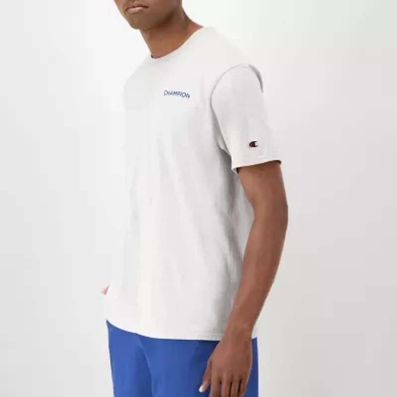 Champion Mens Crew Neck Short Sleeve Regular Fit Graphic T-Shirt