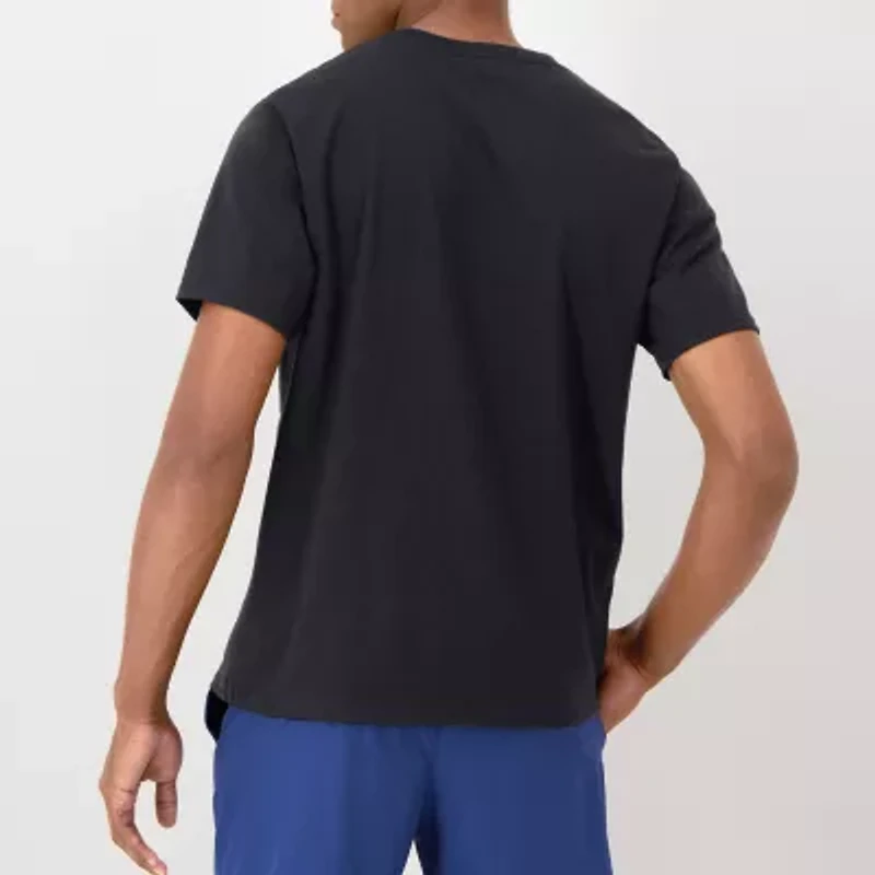 Champion Mens Crew Neck Short Sleeve Regular Fit Graphic T-Shirt