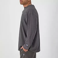 Champion Mens Crew Neck Long Sleeve Active T-Shirt