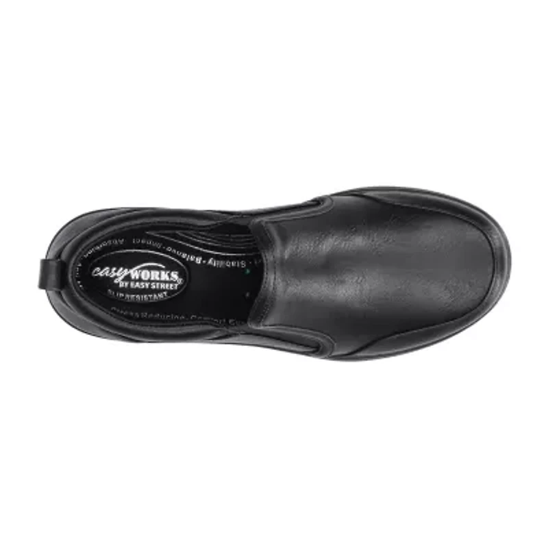 Easy Works By Street Garland Womens Moc Closed Toe Slip-On Shoe