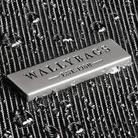 WallyBags 42" Premium Travel Garment Bag With Shoulder Strap, Two Large Pockets And Printed Lining