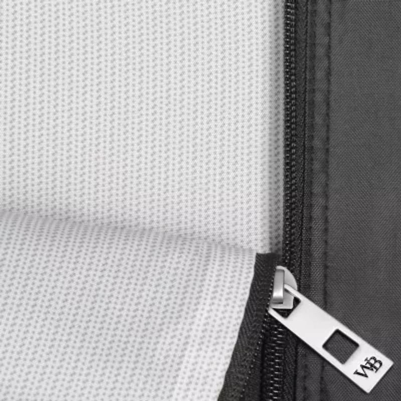 WallyBags 42" Premium Travel Garment Bag With Shoulder Strap, Two Large Pockets And Printed Lining