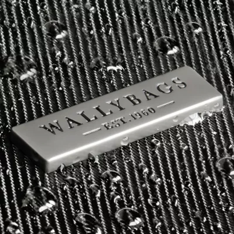 WallyBags 52" Premium Travel Garment Bag With Shoulder Strap, Two Large Pockets And Printed Lining