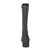Easy Works By Street Womens Austyn Stacked Heel Riding Boots