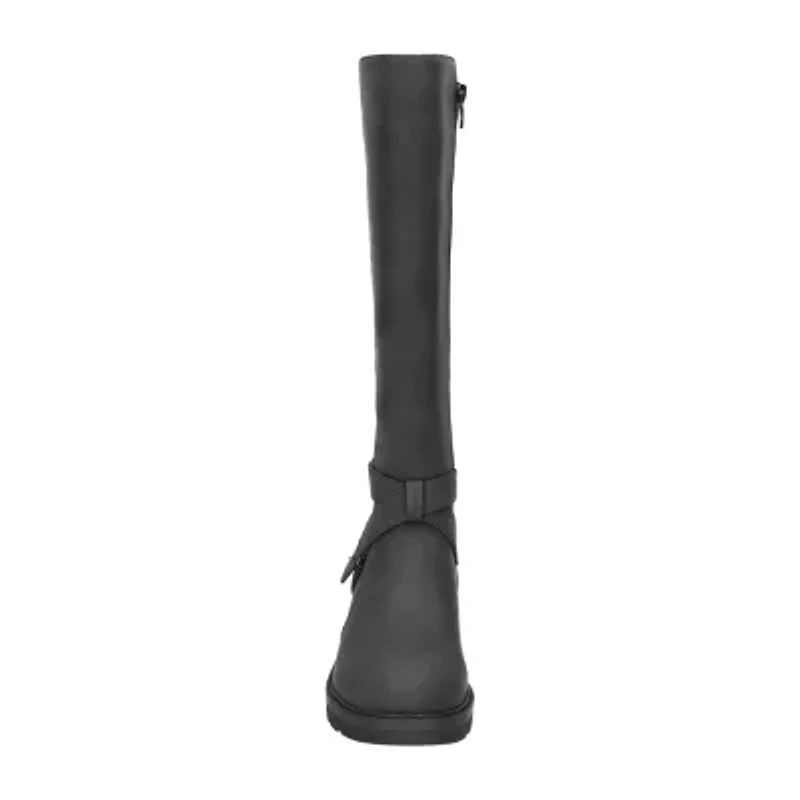 Easy Works By Street Womens Austyn Stacked Heel Riding Boots
