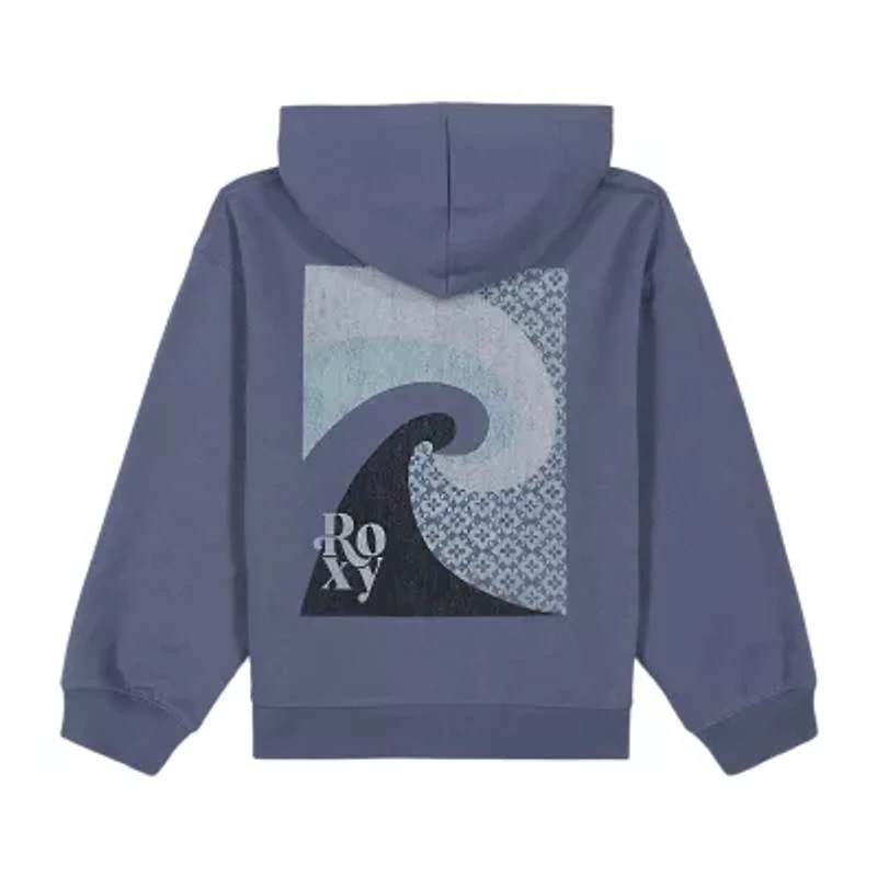 Roxy Big Kid Girls Long Sleeve Fleece Zipper Hoodie