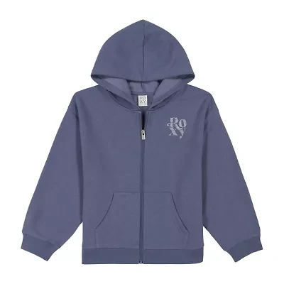 Roxy Big Kid Girls Long Sleeve Fleece Zipper Hoodie