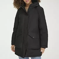 Dockers Womens Hooded Water Resistant Midweight Parka