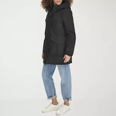 Dockers Womens Hooded Water Resistant Midweight Parka
