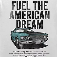 Ford Mustang Mens Short Sleeve Regular Fit Graphic T-Shirt