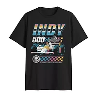Indianapolis Mens Crew Neck Short Sleeve Regular Fit Big and Tall Graphic T-Shirt