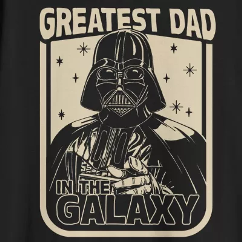 Mens Crew Neck Short Sleeve Regular Fit Star Wars Big and Tall Graphic T-Shirt
