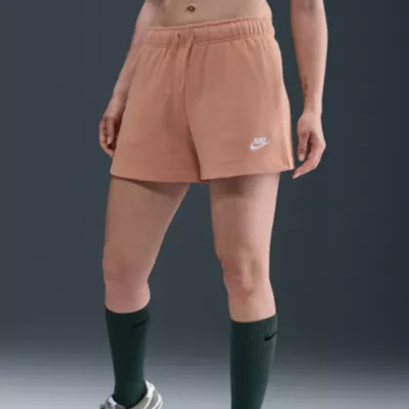 Nike Womens Mid Rise Drawstring Waist Active Pull-On Short