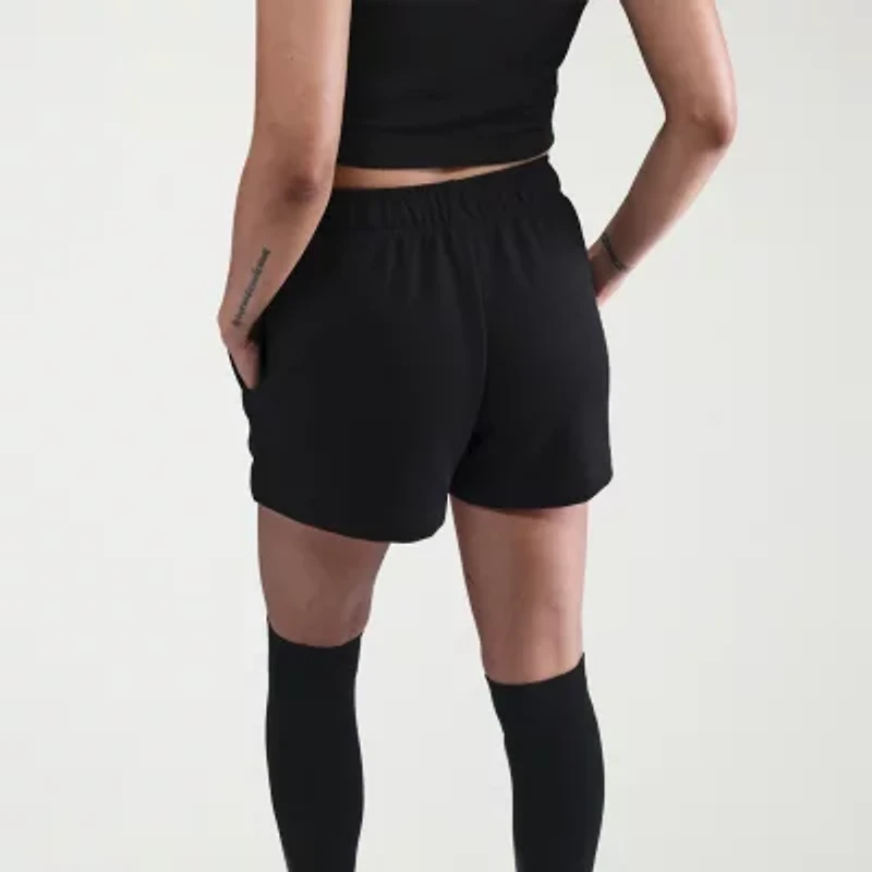 Nike Club Juniors Womens Mid Rise Active Pull-On Short