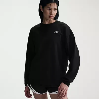 Nike Sportswear Club Fleece Womens Loose Crew Neck Sweatshirt