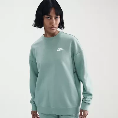 Nike Sportswear Club Fleece Womens Loose Crew Neck Sweatshirt