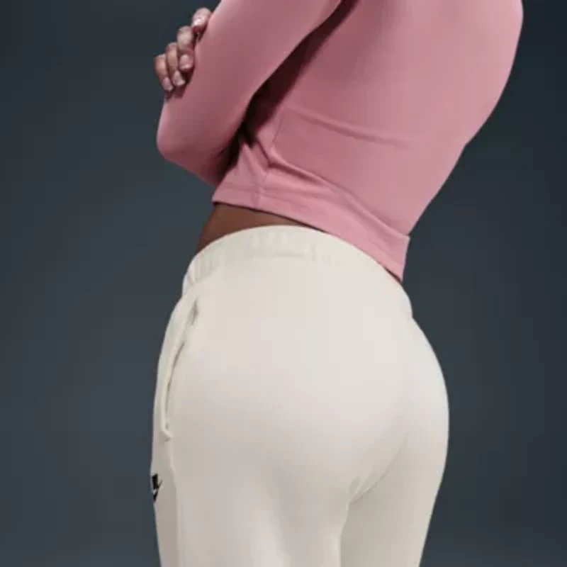 Nike Club Womens Cuffed Mid Rise Fleece Jogger