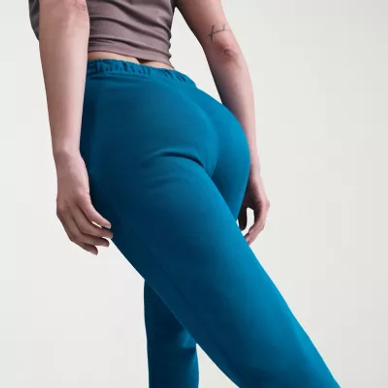 Nike Club Womens Cuffed Mid Rise Fleece Jogger