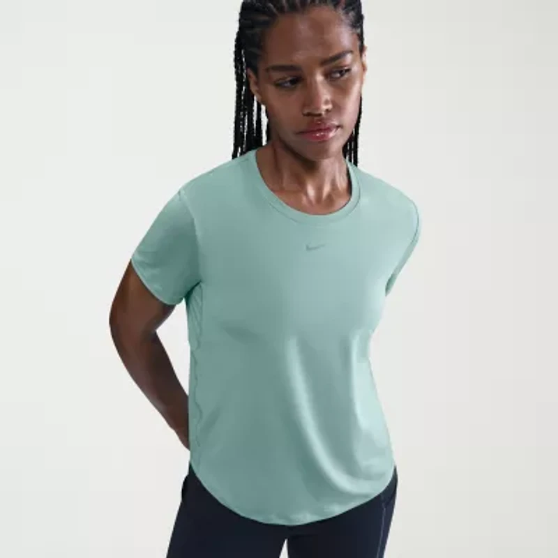 Nike Womens Crew Neck Short Sleeve Quick Dry Active T-Shirt