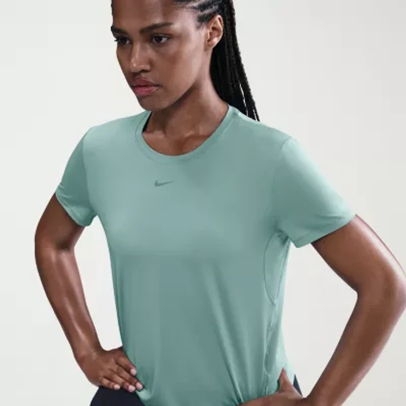 Nike Womens Crew Neck Short Sleeve Quick Dry Active T-Shirt