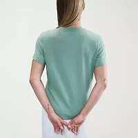 Nike Club Womens Crew Neck Short Sleeve Active T-Shirt