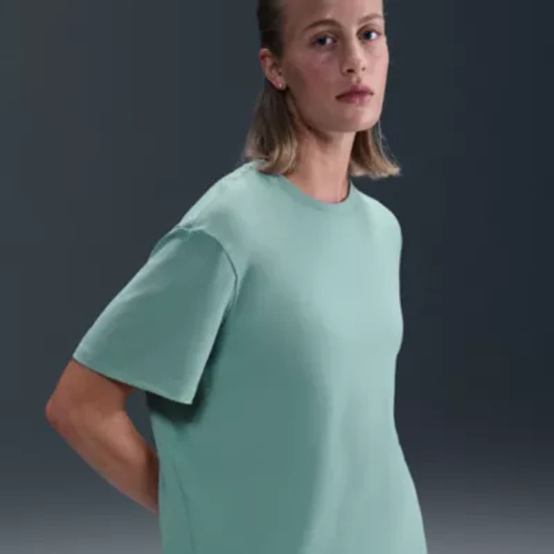 Nike Dri-Fit Womens Crew Neck Short Sleeve Quick Dry Active T-Shirt
