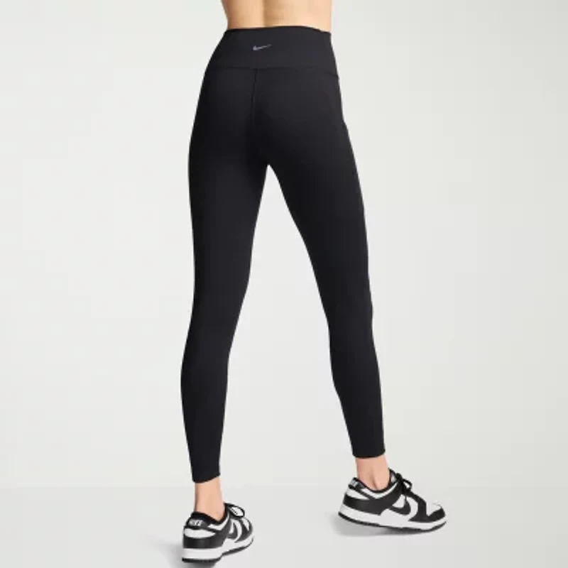 Nike Dri-Fit Womens Moisture Wicking Quick Dry High Rise Knit 7/8 Ankle Legging