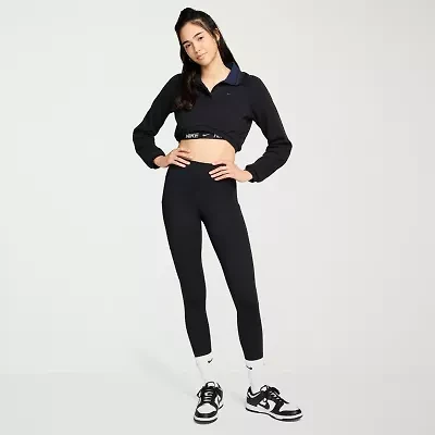 Nike One Womens High Waisted 7/8 Leggings with Pockets
