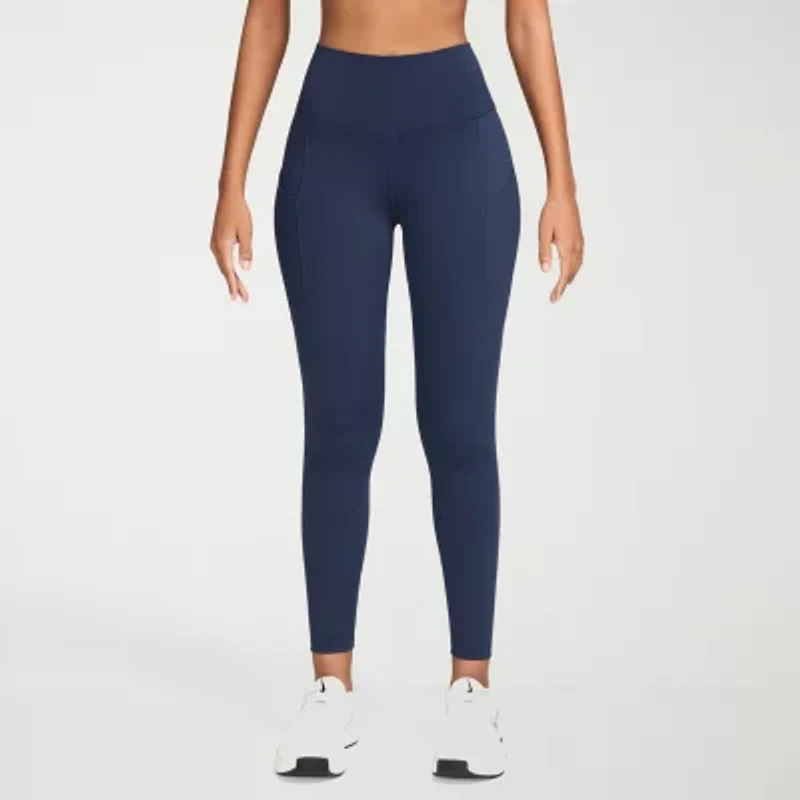 Nike Womens Moisture Wicking Quick Dry High Rise Knit 7/8 Ankle Legging