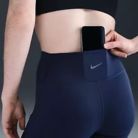 Nike Womens Moisture Wicking Quick Dry High Rise Knit 7/8 Ankle Legging
