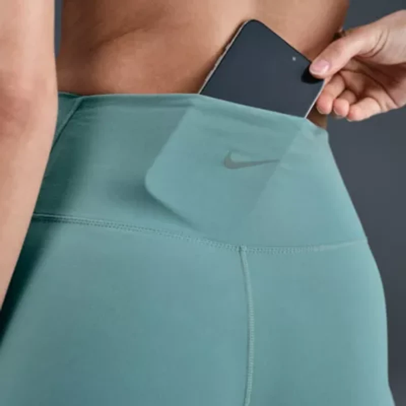 Nike Dri-Fit Womens Moisture Wicking Quick Dry High Rise Knit 7/8 Ankle Legging