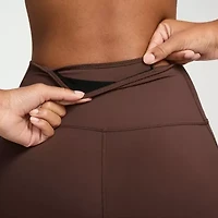 Nike Womens 8" High Rise Moisture Wicking Stretch Fabric Bike Short