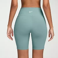 Nike One Womens High Waisted 8" Biker Shorts with Pockets