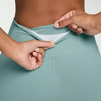 Nike One Womens High Waisted 8" Biker Shorts with Pockets
