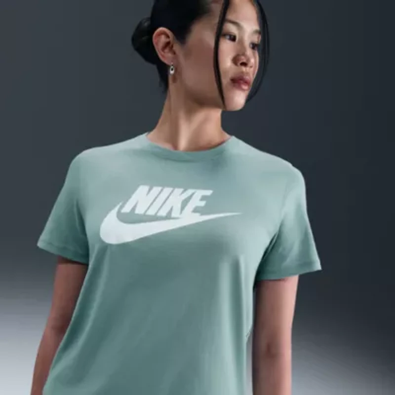 Nike Club Womens Crew Neck Short Sleeve Active T-Shirt