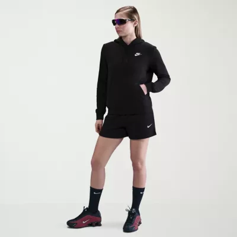 Nike Club Womens Long Sleeve Fleece Active Hoodie