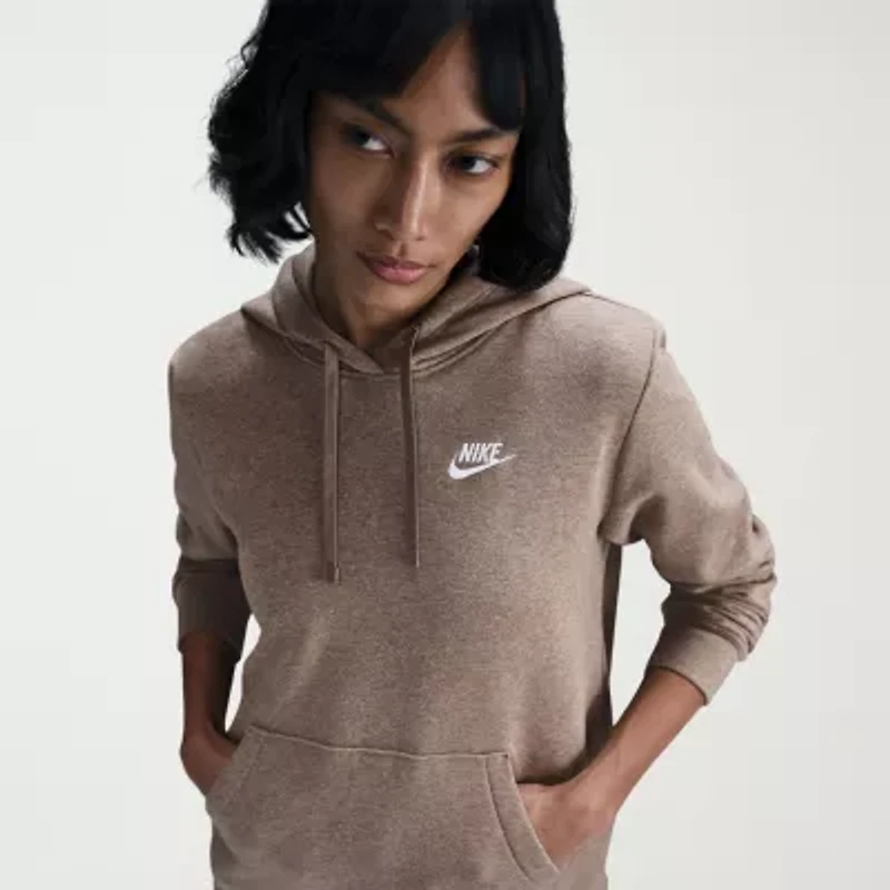 Nike Club Womens Long Sleeve Fleece Active Hoodie