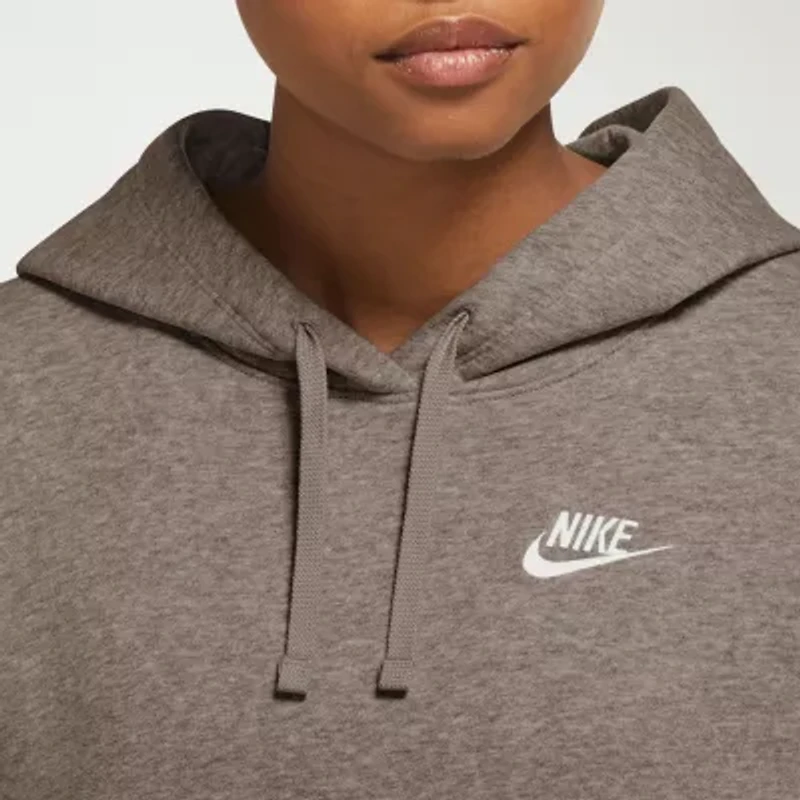 Nike Club Womens Long Sleeve Fleece Active Hoodie