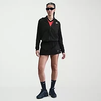 Nike Club Womens Long Sleeve Fleece Zipper Active Hoodie