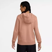 Nike Club Womens Long Sleeve Fleece Zipper Active Hoodie