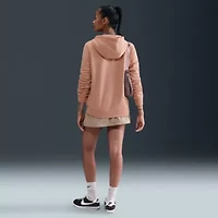 Nike Club Womens Long Sleeve Fleece Zipper Active Hoodie