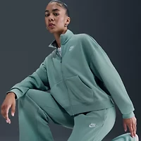 Nike Club Womens Comfort Waistband Drawstring Waist Wide Leg Mid Rise Fleece Sweatpant