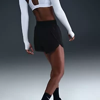 Nike Dri-Fit Juniors Womens High Rise Moisture Wicking Running Short