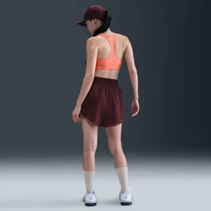 Nike Dri-Fit Juniors Womens High Rise Moisture Wicking Running Short