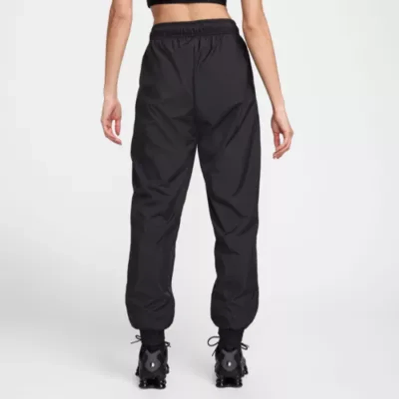 Nike Womens Drawstring Waist Lightweight Cinched Mid Rise Active Jogger Pant