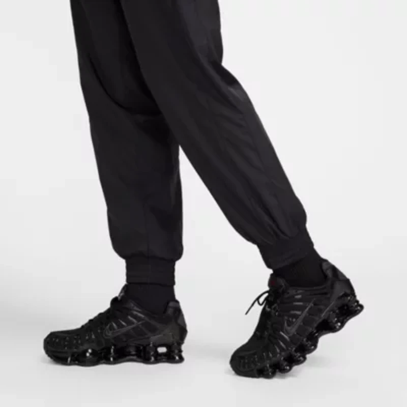 Nike Womens Drawstring Waist Lightweight Cinched Mid Rise Active Jogger Pant