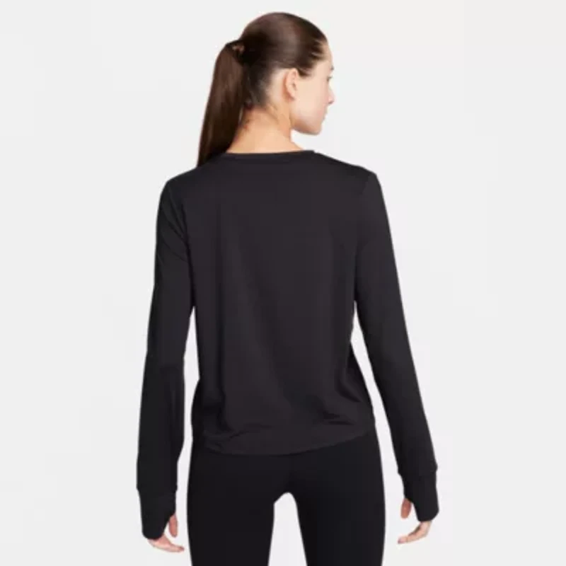 Nike Womens Crew Neck Long Sleeve Quick Dry Active T-Shirt